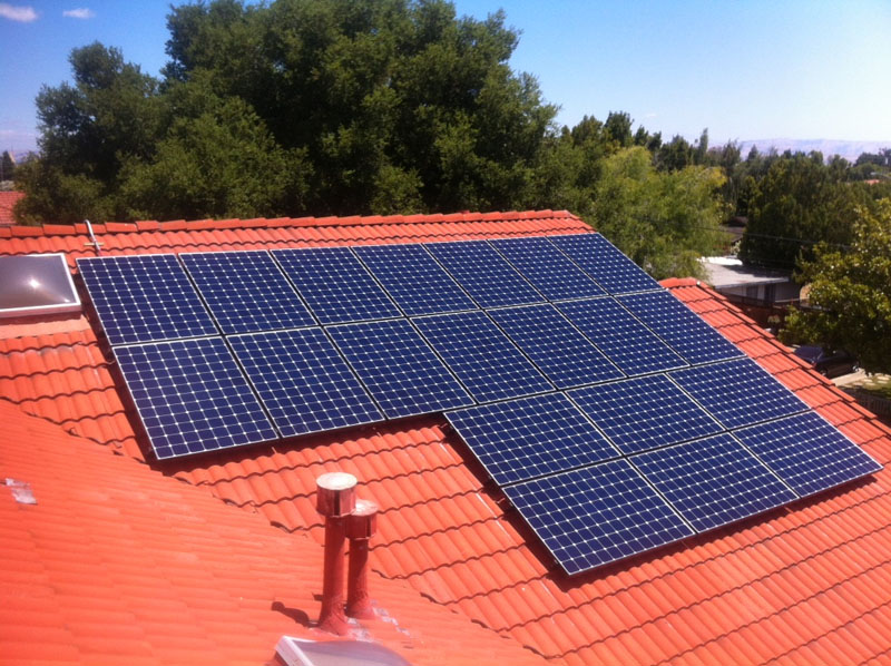 Residential solar installation in San Jose