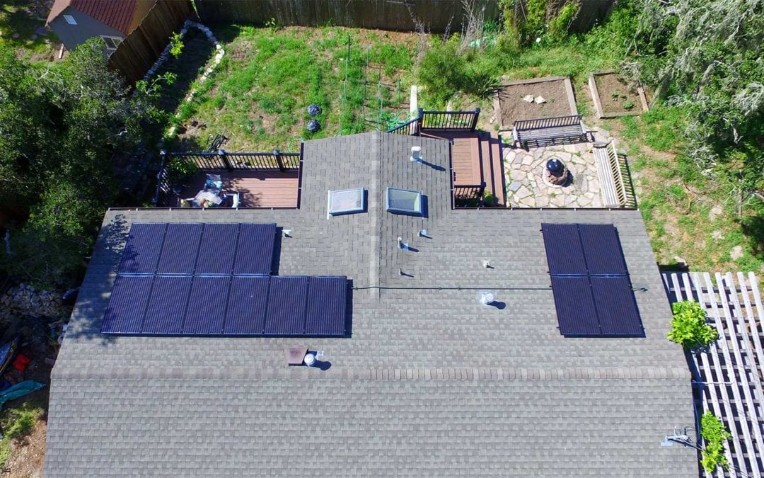 Drone House Solar Panels