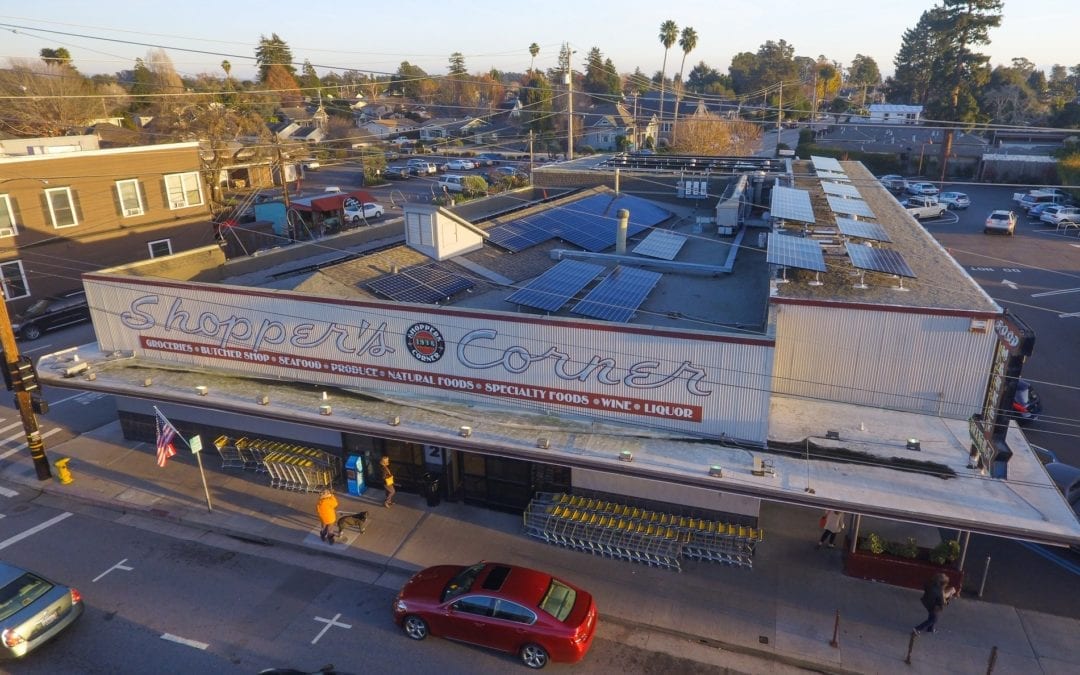 Iconic Santa Cruz Grocery Store Shopper's Corner Turns 80 & goes solar